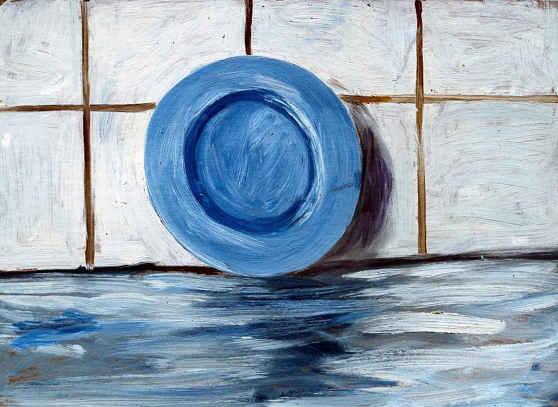 Blue plate by Tadhg McSweeney